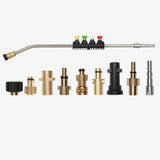 60cm Long Pressure Washer Colorful Wash Nozzle Angled Lance Extension 1/4Inch - Aladdin Shoppers