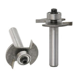 Maxbell Carbide 8mm Shank Biscuit Cutter Router Bits with Top Bearing Wood Milling Cutter Durable Power Tools - Aladdin Shoppers