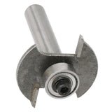 Maxbell Carbide 8mm Shank Biscuit Cutter Router Bits with Top Bearing Wood Milling Cutter Durable Power Tools - Aladdin Shoppers