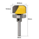 Maxbell Heavy Duty and Professional 8mm Shank Tool 1-1/8inch Diameter Bowl Router Bit Dish Tray Carving Woodworking Tools - Aladdin Shoppers