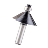 Maxbell Carbide 8mm Shank 45 Degree Chamfer Router Bits Wood Milling Cutter Durable Power Tools - Aladdin Shoppers