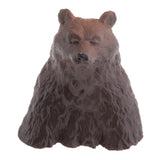 5Pcs Resin Cute Bathing Animals Statues Fairy Garden Ornaments Black Bear