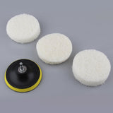 Maxbell Power Brush Drill Attachment - Cleaning Brush for Drill - Polyester fiber Made w/ 3 White Scouring pads for Cleaning - Aladdin Shoppers