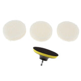 Maxbell Power Brush Drill Attachment - Cleaning Brush for Drill - Polyester fiber Made w/ 3 White Scouring pads for Cleaning - Aladdin Shoppers