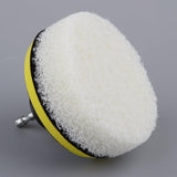 Maxbell Power Brush Drill Attachment - Cleaning Brush for Drill - Polyester fiber Made w/ 3 White Scouring pads for Cleaning - Aladdin Shoppers
