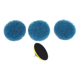 Maxbell Power Brush Drill Attachment - Cleaning Brush for Drill - Polyester fiber Made w/ 3 Blue Scouring pads for Cleaning - Aladdin Shoppers