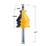 Maxbell Carbide 8mm Shank Molding Router Bits Wood Milling Cutter Durable Power Tools for Home Improvement - Aladdin Shoppers
