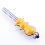 Maxbell Carbide 8mm Shank Molding Router Bits Wood Milling Cutter Durable Power Tools 1-3/8 Inch Cutting Length - Aladdin Shoppers