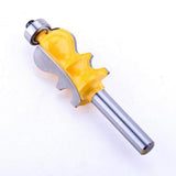 Maxbell Carbide 8mm Shank Molding Router Bits Wood Milling Cutter Durable Power Tools 1-3/8 Inch Cutting Length - Aladdin Shoppers