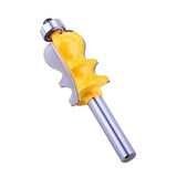 Maxbell Carbide 8mm Shank Molding Router Bits Wood Milling Cutter Durable Power Tools 1-3/8 Inch Cutting Length - Aladdin Shoppers