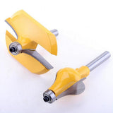 Maxbell 2PCS Carbide 8mm Shank Handrail Router Bits Wood Milling Cutter Durable Power Tools - Aladdin Shoppers
