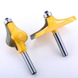 Maxbell 2PCS Carbide 8mm Shank Handrail Router Bits Wood Milling Cutter Durable Power Tools - Aladdin Shoppers