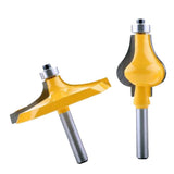 Maxbell 2PCS Carbide 8mm Shank Handrail Router Bits Wood Milling Cutter Durable Power Tools - Aladdin Shoppers