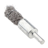 2Pcs Pen Shape Crimped Wire Brush Dia. 6mm Wire Thickness - 0.15mm and 0.3mm