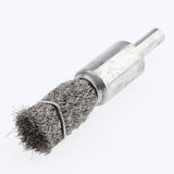2Pcs Pen Shape Crimped Wire Brush Dia. 6mm Wire Thickness - 0.15mm and 0.3mm