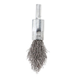 2Pcs Pen Shape Crimped Wire Brush Dia. 6mm Wire Thickness - 0.15mm and 0.3mm