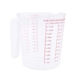 1200ml Transparent Cup with Scale Plastic Measuring Cup Measuring Tools For Baking Kitchen Tools - Aladdin Shoppers