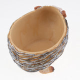 Creative Vivid Hedgehog succulent plant landscape resin flowerpot - Aladdin Shoppers