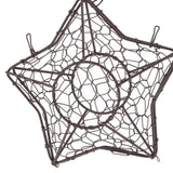 Wire Wreath Frame Succulent Gift Basket Star Shaped Perfect Home Garden Table Decor - Aladdin Shoppers