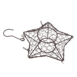 Wire Wreath Frame Succulent Gift Basket Star Shaped Perfect Home Garden Table Decor - Aladdin Shoppers