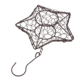 Wire Wreath Frame Succulent Gift Basket Star Shaped Perfect Home Garden Table Decor - Aladdin Shoppers