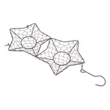 Wire Wreath Frame Succulent Gift Basket Star Shaped Perfect Home Garden Table Decor - Aladdin Shoppers