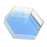 Decorative Tray - Modern Glass Jewelry Storage Organizer Perfume Organizer Makeup Tray - Aladdin Shoppers