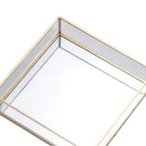 Modern Clear Glass & Brass Edge Display Box/ Decorative Jewelry Storage Organizer - Terrariums for Plants - Aladdin Shoppers