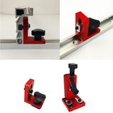 Miter Track Stop for T-Slot T-Tracks DIY Woodworking Tools Manual 45-Type - Aladdin Shoppers