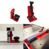 Miter Track Stop for T-Slot T-Tracks DIY Woodworking Tools Manual 45-Type - Aladdin Shoppers