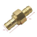 Maxbell 2pcs Brass Hose Fittings 5/8 Garden Hose Repair Mender Male Female Connector