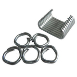 Hog Ring Pliers Manual C Typel Plier Tool with 2500pcs C Type Clips Hog Ring