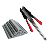 Hog Ring Pliers Manual C Typel Plier Tool with 2500pcs C Type Clips Hog Ring