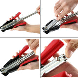 Hog Ring Pliers Manual C Typel Plier Tool with 2500pcs C Type Clips Hog Ring