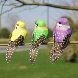 Maxbell 12pcs Simulated Animal Figurine Feather Bird Artificial Simulated Bird Model Home Decoration Birds Landscape Statues Patio Garden Ornament Gift - Aladdin Shoppers