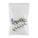 Maxbell 12pcs Simulated Animal Figurine Feather Bird Artificial Simulated Bird Model Home Decoration Birds Landscape Statues Patio Garden Ornament Gift - Aladdin Shoppers