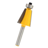 Maxbell 11.25 Degree Chamfer Edge Forming Router Bit, 1/4inch Shank - Aladdin Shoppers