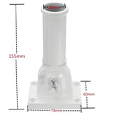 Maxbell 2pcs 180 Deg Adjustable Holder Bracket Metal And Plastic Flag Pole w/ Screws