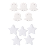 Maxbell 15Pcs Oil-Absorbing Sponge Swimming Pool Accessory Octopus Shape Scum Sponge