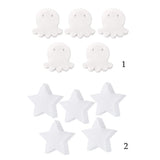 Maxbell 15Pcs Oil-Absorbing Sponge Swimming Pool Accessory Octopus Shape Scum Sponge