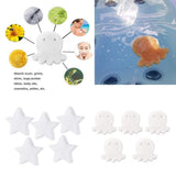 Maxbell 15Pcs Oil-Absorbing Sponge Swimming Pool Accessory Octopus Shape Scum Sponge