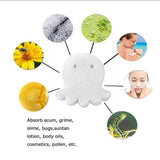 Maxbell 15Pcs Oil-Absorbing Sponge Swimming Pool Accessory Octopus Shape Scum Sponge