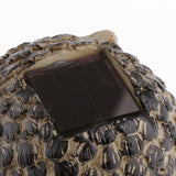 Maxbell 2pcs  Resin Animal Garden Statue Solar Powered  Garden Light Brown Owl