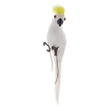 Parrot Artificial Bird Figurine Realistic Home Garden Decoration Ornaments F