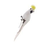 Parrot Artificial Bird Figurine Realistic Home Garden Decoration Ornaments F