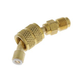 Maxbell 2x 5/16" Female SAE to 1/4" Male SAE Swivel Adapter for R410a w/Thimble