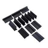 Maxbell 14pcs Flexible Contour Sanding Grip Set Rubber Sandpaper Block Polishing Pad