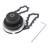 Maxbell 65Mn Brush Cutter Trimmer Head With Sawchain for Lawn Mower 2Pcs