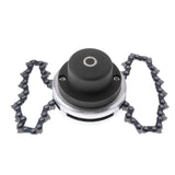 Maxbell 65Mn Brush Cutter Trimmer Head With Sawchain for Lawn Mower 2Pcs
