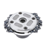 Maxbell 65Mn Brush Cutter Trimmer Head With Sawchain for Lawn Mower 2Pcs